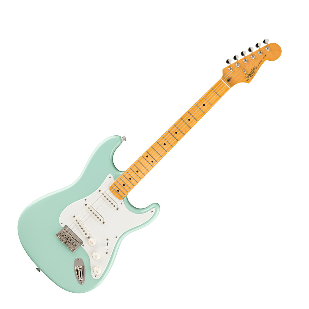 Squier スクワイア スクワイヤー Classic Vibe ’50s Stratocaster HT MN Surf Green エレキギター VOXアンプ付き 入門11点 初心者セット 本体画像