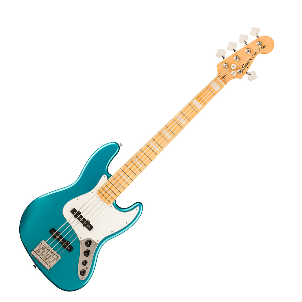 Squier スクワイア スクワイヤー Classic Vibe Active ’70s Jazz Bass V MN Ocean Turquoise 5弦 エレキベース VOXアンプ付き 入門10点 初心者セット 本体画像