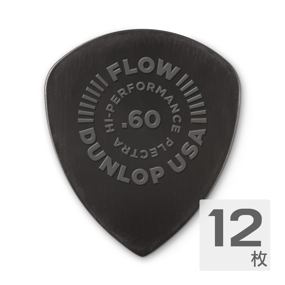 Jim Dunlop ジムダンロップ FLOW NYLON PICK 541B060 ギターピック×12枚