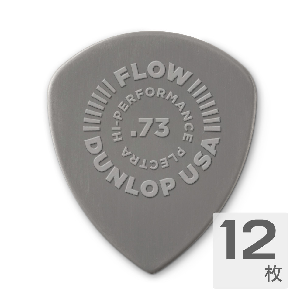 Jim Dunlop ジムダンロップ FLOW NYLON PICK 541B073 ギターピック×12枚