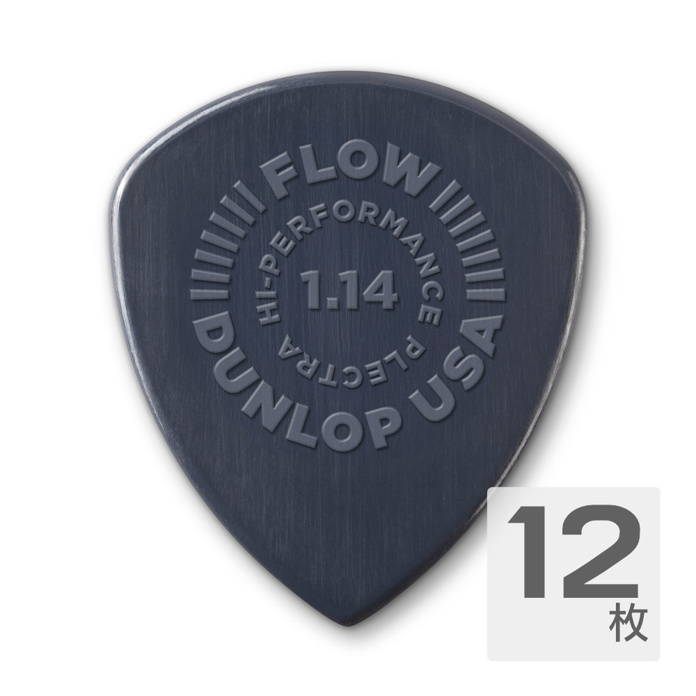 Jim Dunlop ジムダンロップ FLOW NYLON PICK 541B114 ギターピック×12枚