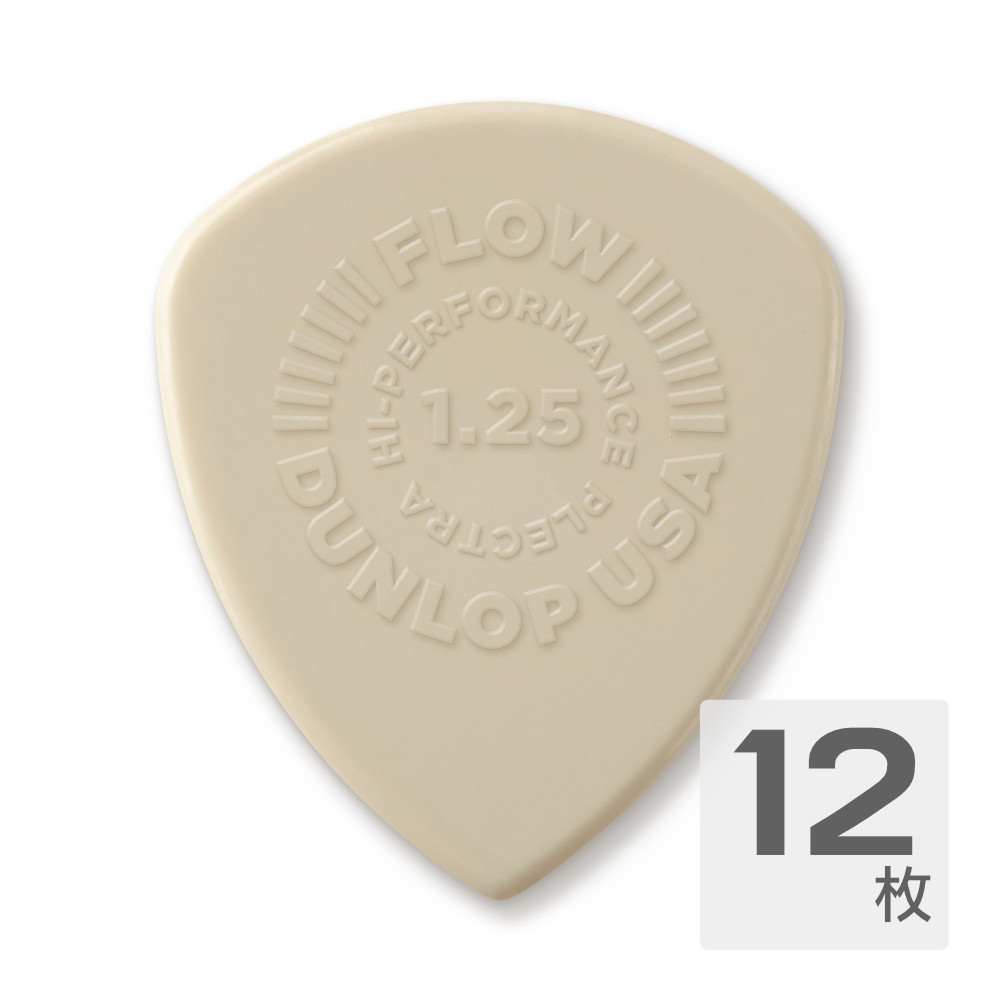 Jim Dunlop ジムダンロップ FLOW NYLON PICK 541B125 ギターピック×12枚