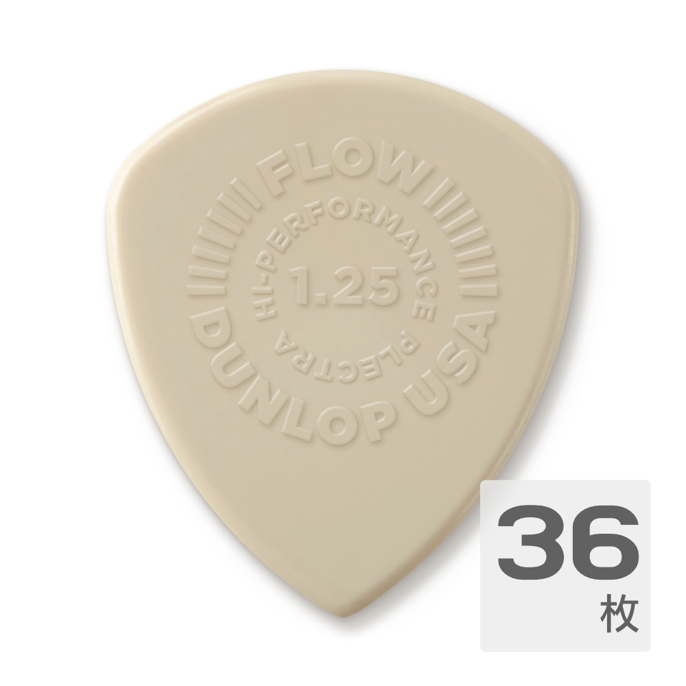 Jim Dunlop ジムダンロップ FLOW NYLON PICK 541B125 ギターピック×36枚