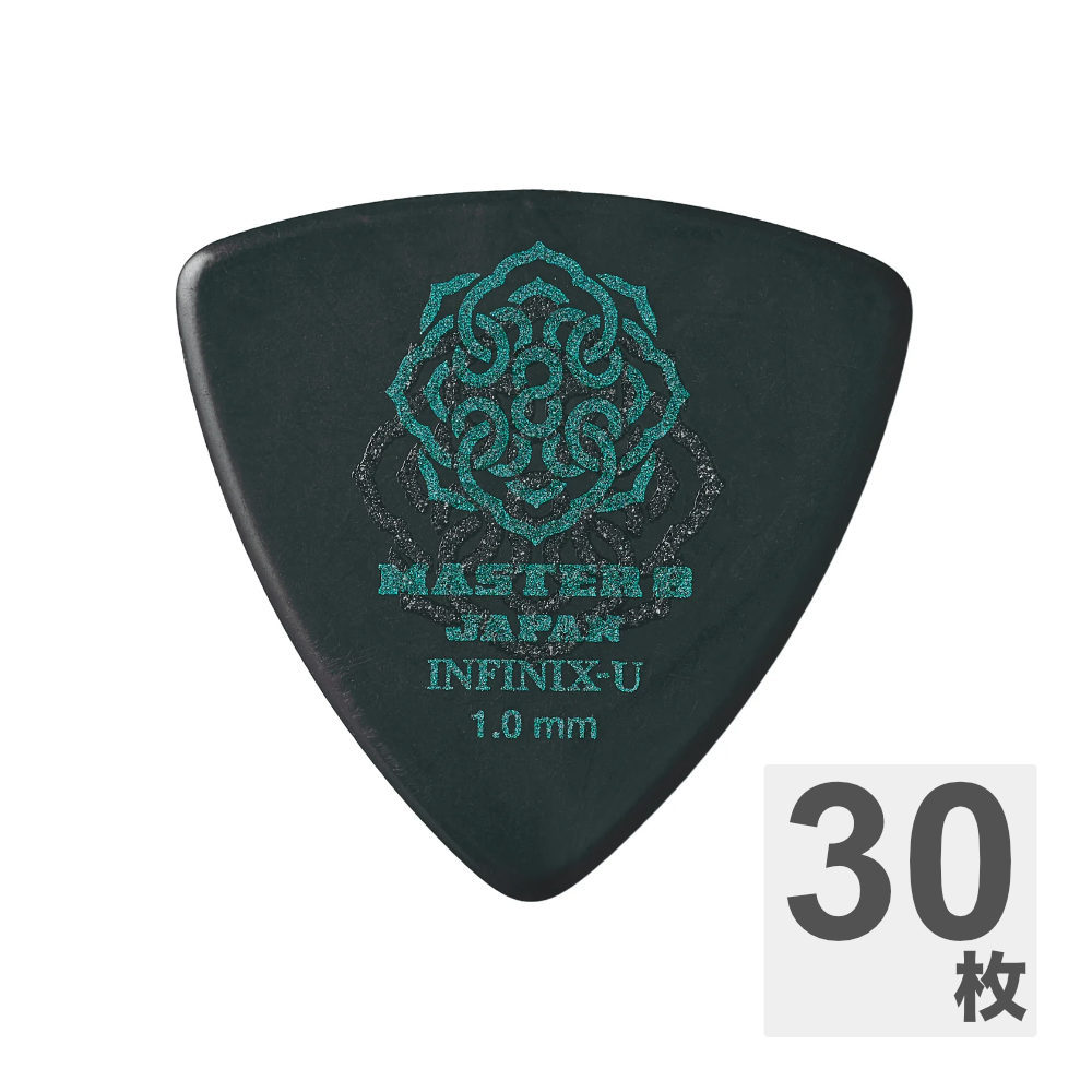 MASTER 8 JAPAN マスターエイトジャパン IFUHPS-TR100 INFINIX-U Hard Polish TRIANGLE 1.0mm ギターピック×30枚