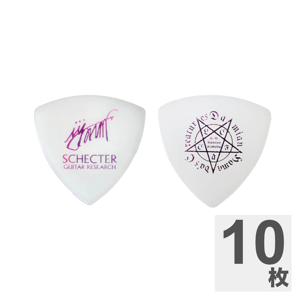 SCHECTER シェクター SPA-DH10WH ダミアン浜田陛下モデル ギターピック×10枚