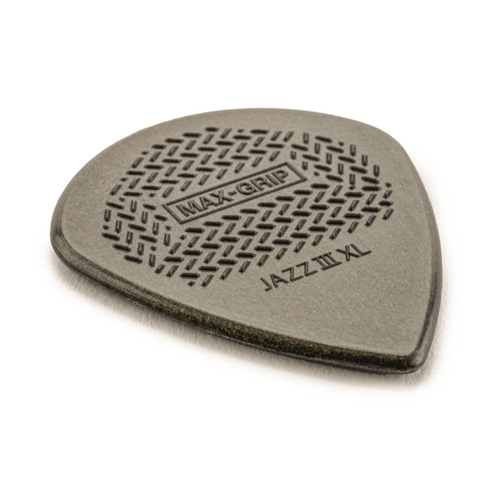 JIM DUNLOP ジムダンロップ 581RXLC MAX-GRIP JAZZ III XL PICKS カーボンファイバー ギターピック×12枚 左サイド