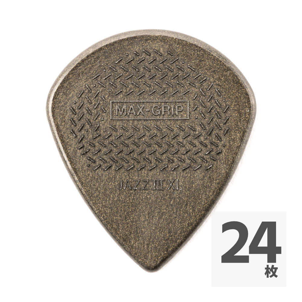JIM DUNLOP ジムダンロップ 581RXLC MAX-GRIP JAZZ III XL PICKS カーボンファイバー ギターピック×24枚