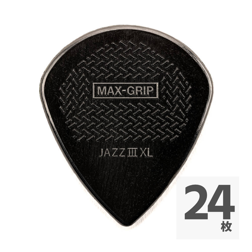 JIM DUNLOP ジムダンロップ 581RXLS MAX-GRIP JAZZ III XL PICKS スティッフォ ギターピック×24枚