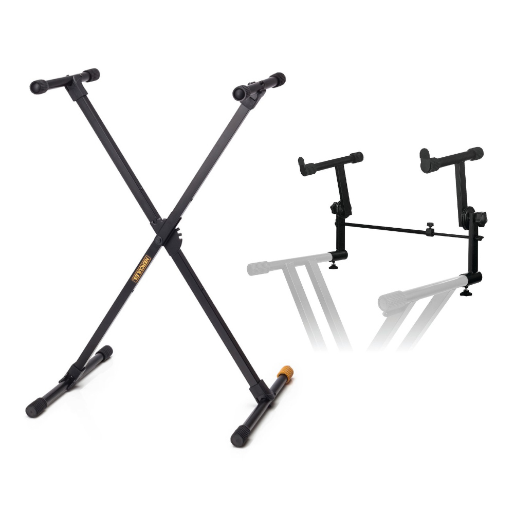 HERCULES ハーキュレス KS118B & KST301-N TIER X型キーボードスタンド 2段目拡張用サポートアームセット