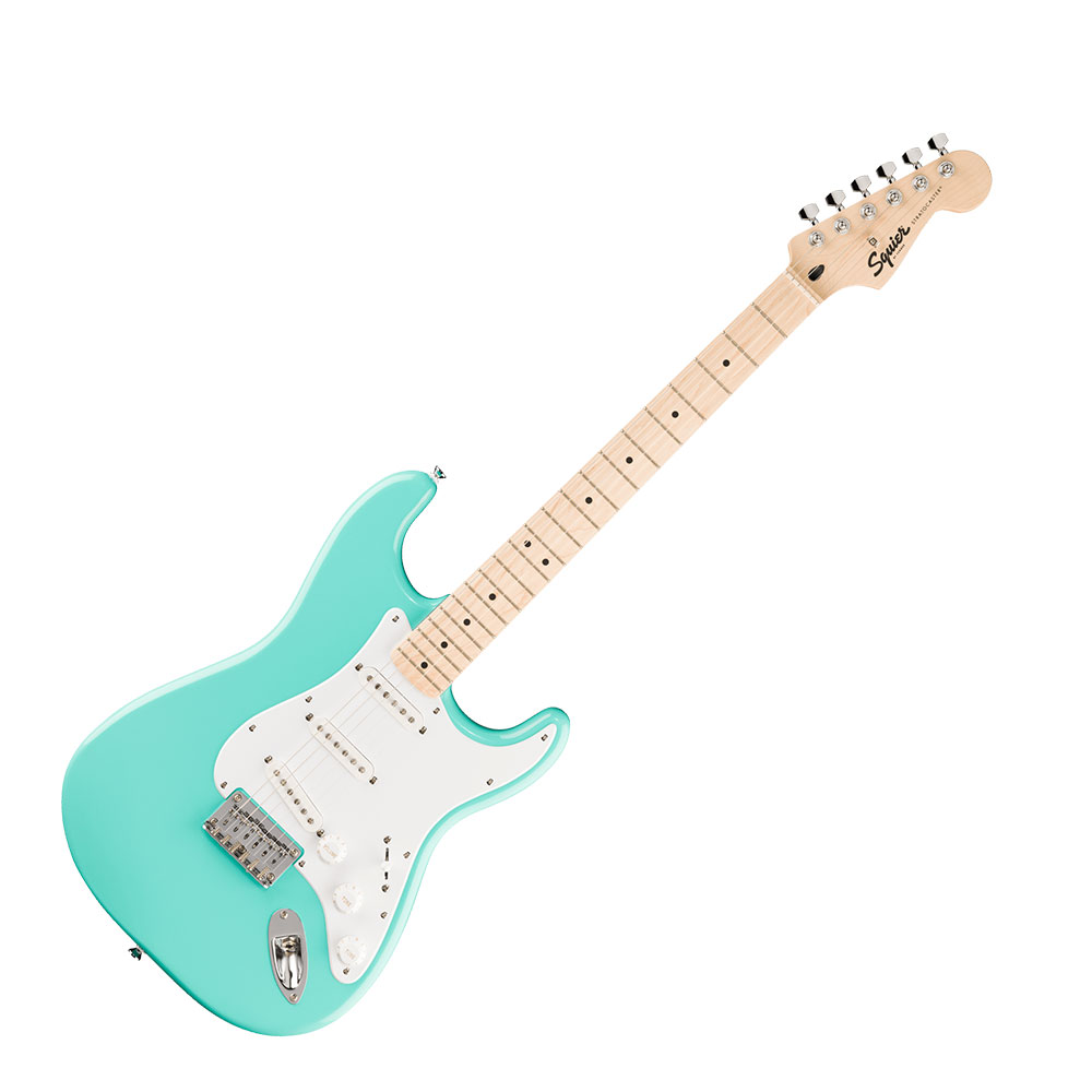 Squier スクワイア スクワイヤー Sonic Stratocaster HT MN Sea Foam Green エレキギター VOXアンプ付き 入門11点 初心者セット 本体画像