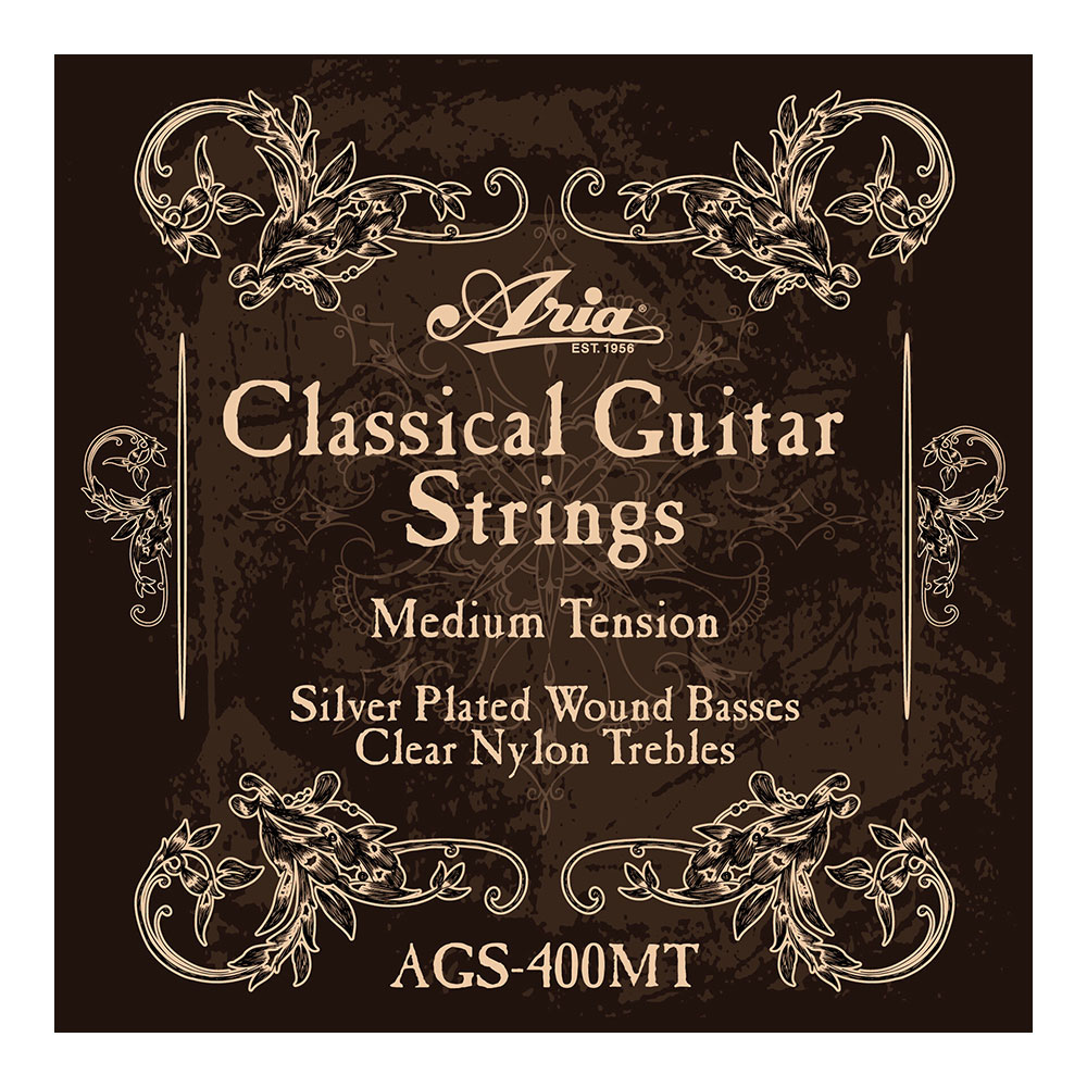 ARIA アリア AGS-400MT Medium Tension クラシックギター弦×3セット