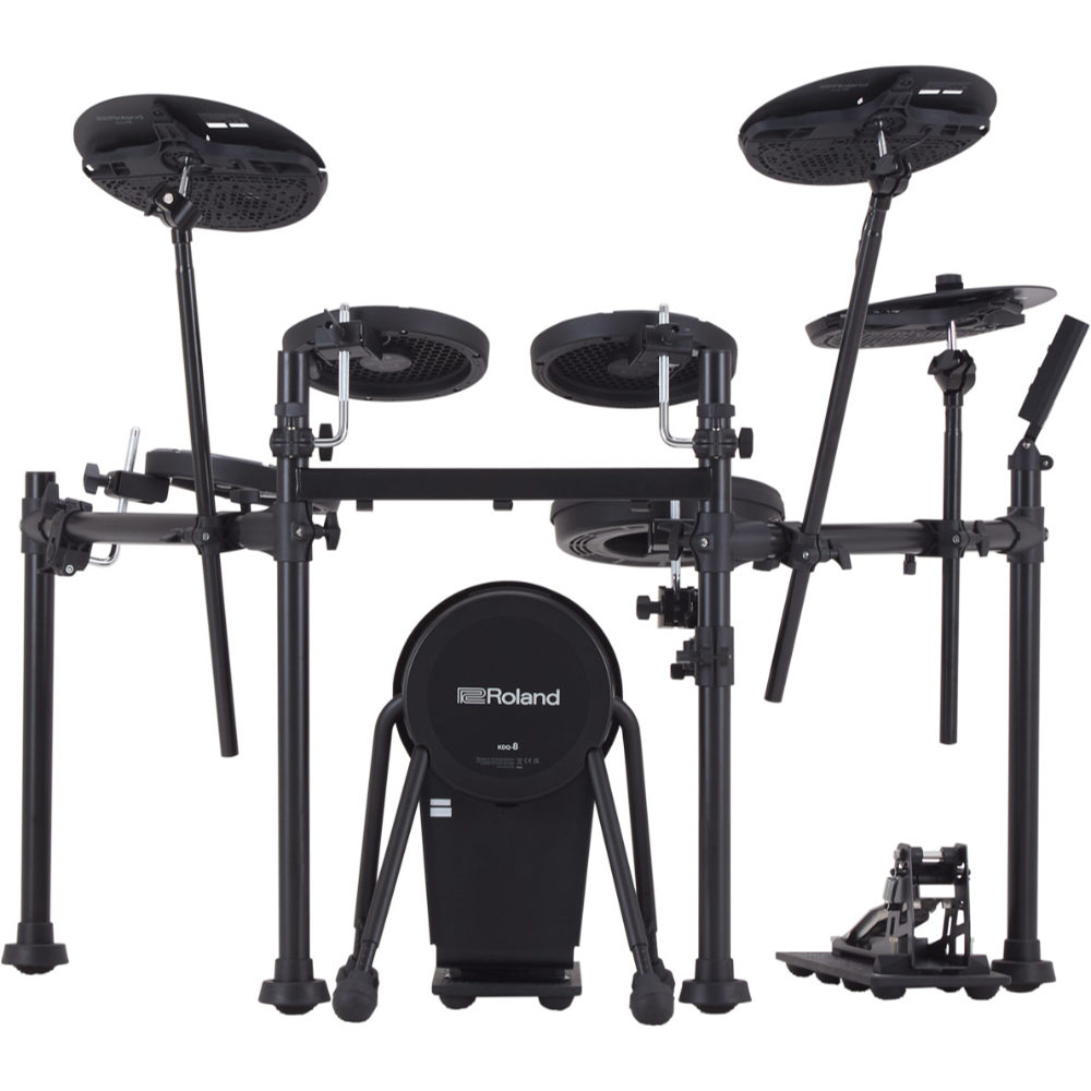 V-Drum ROLAND VQD106 V51音源モジュールセット Drum Kit 静粛性に特化したVドラムセット 背面