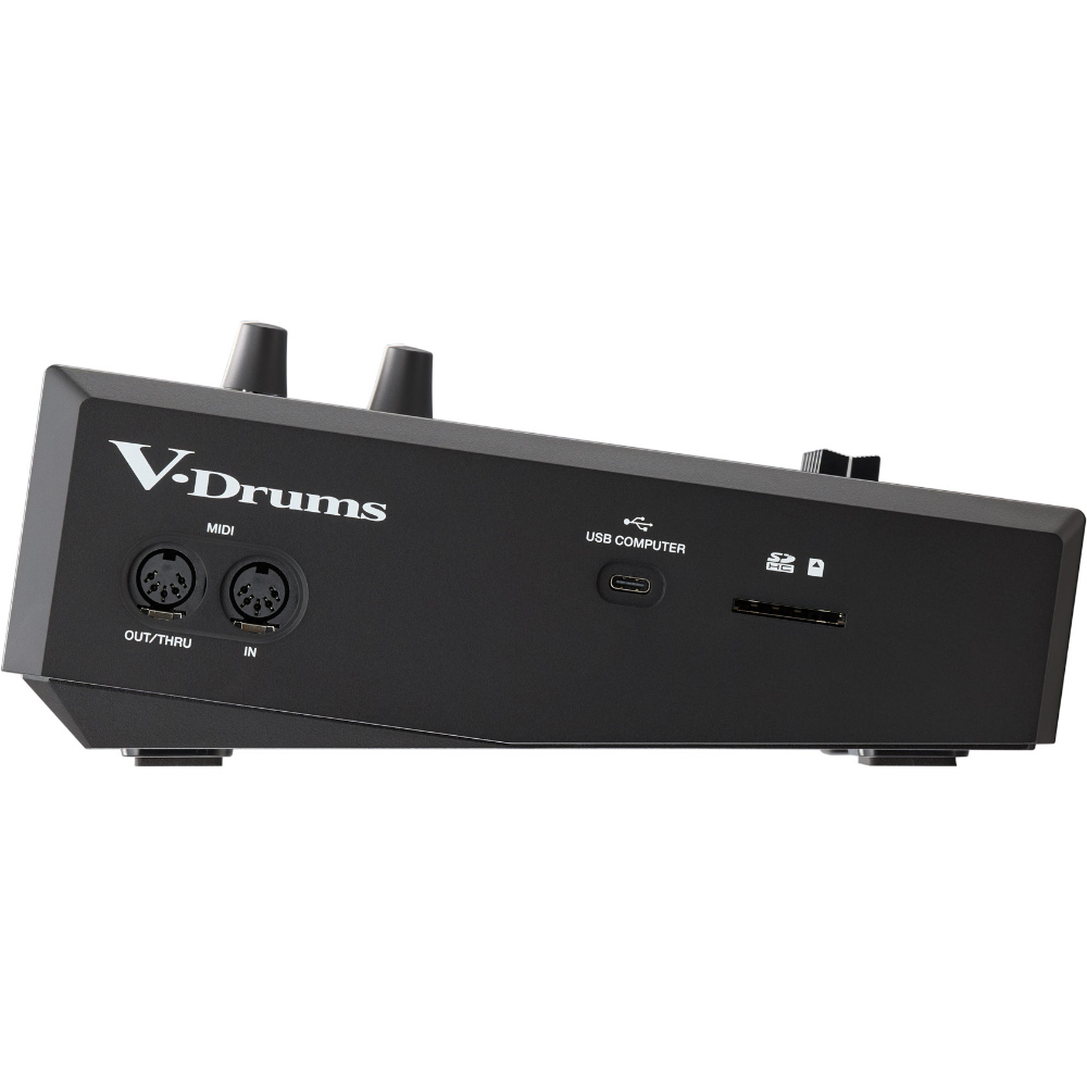 V-Drum ROLAND VQD106 V51音源モジュールセット Drum Kit 静粛性に特化したVドラムセット 側面