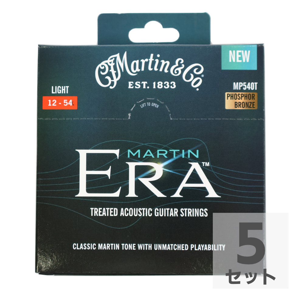 アコギ弦 マーチン MARTIN Martin Era MP540T Light アコースティックギター弦×5セット