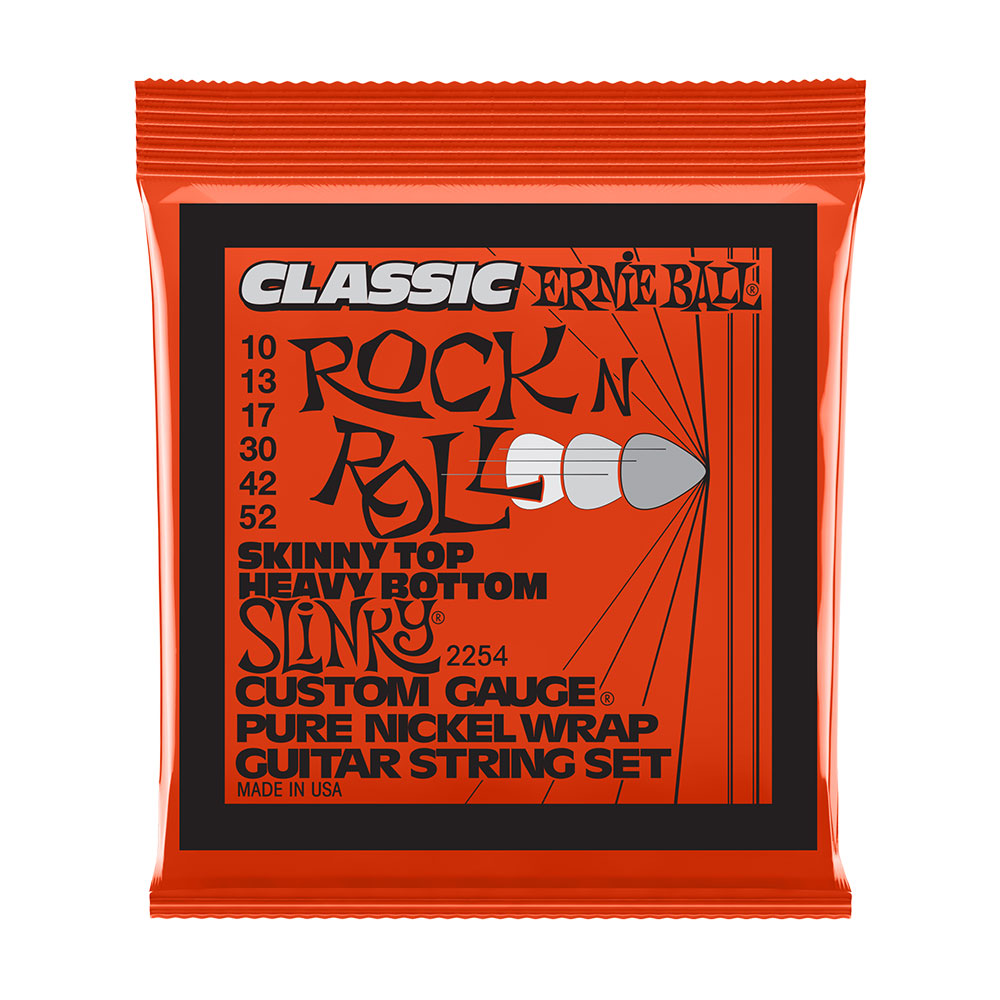 ERNIE BALL 2254 10-52 Skinny Top HEAVY BOTTOM×2SET SLINKY CLASSIC ROCK N’ ROLL PURE NICKEL アーニーボール ピュアニッケル