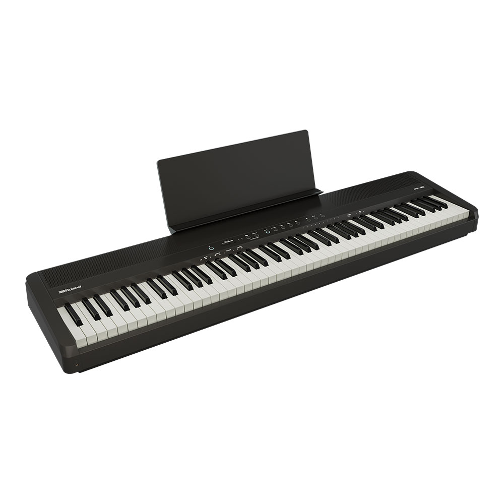 ROLAND FP-40BKB Digital Piano ブラック 電子ピアノ 純正スタンド/純正ペダルユニット付きセット 全体