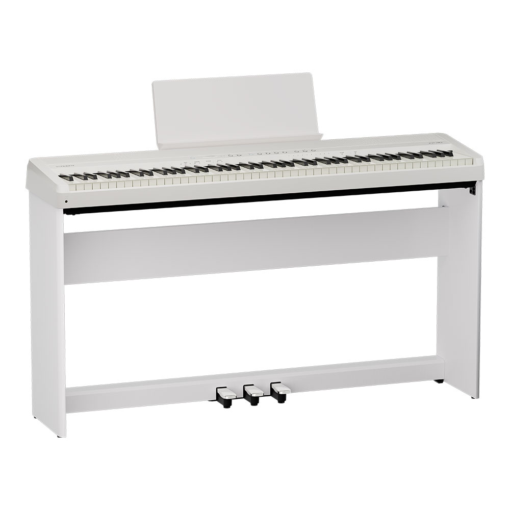 ROLAND FP-40WHB Digital Piano ホワイト 電子ピアノ 純正スタンド/純正ペダルユニット付きセット