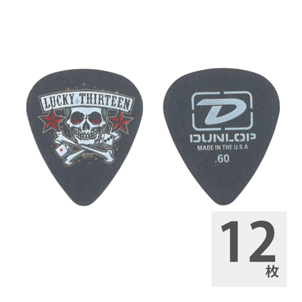 JIM DUNLOP L11R/SKULL DICE/0.60 ピック×12枚