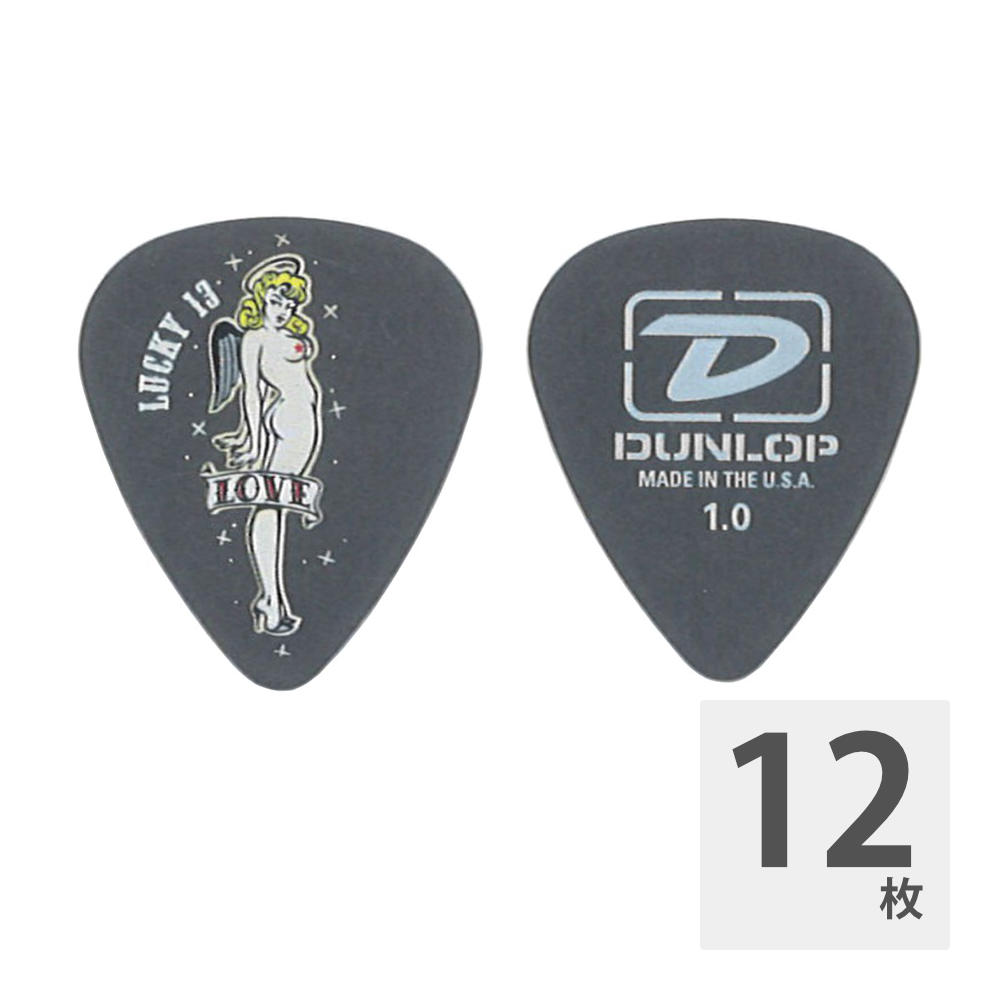 JIM DUNLOP Lucky 13/LOVE GIRL/1.00 ピック×12枚