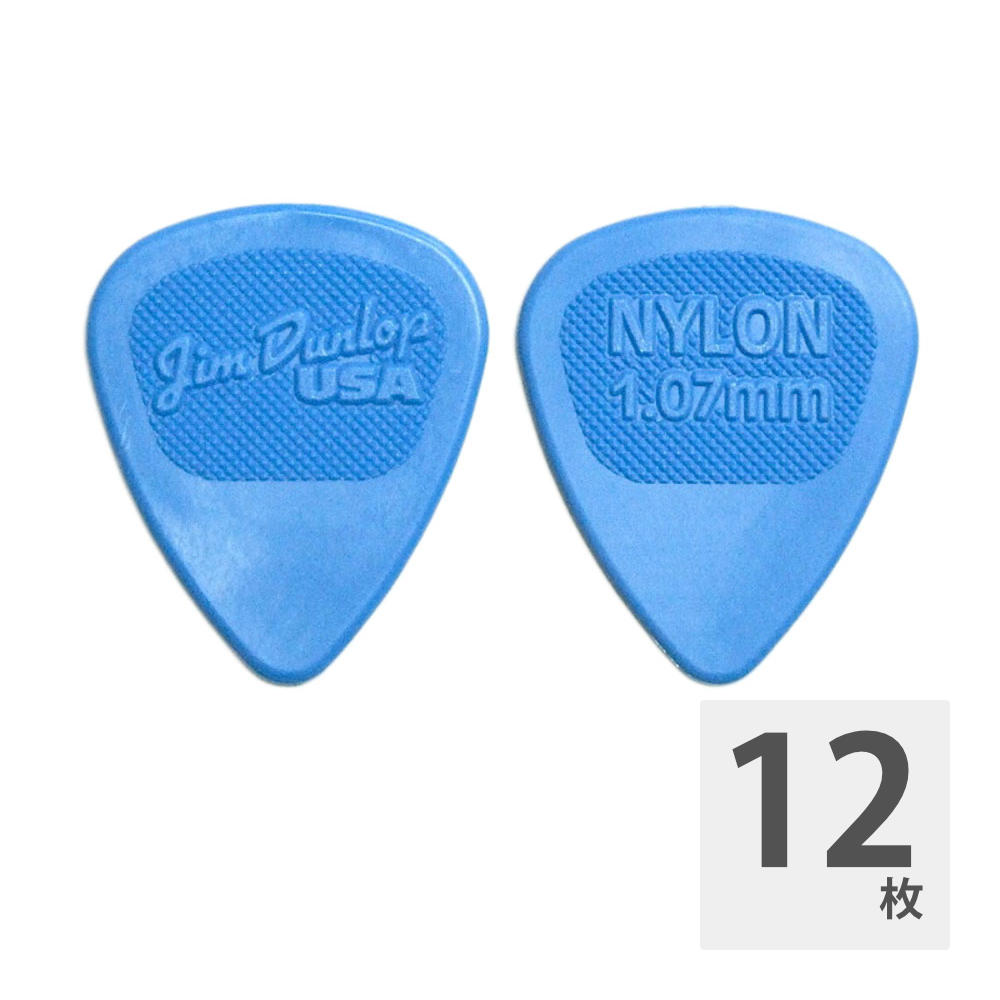 JIM DUNLOP 443R NYLON MIDI STD 1.07 ギターピック×12枚
