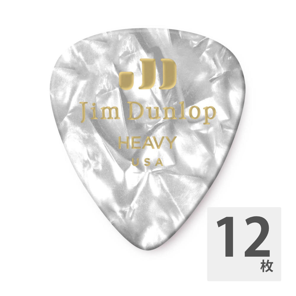JIM DUNLOP GENUINE CELLULOID CLASSICS 483 04 HEAVY×12枚 ギターピック