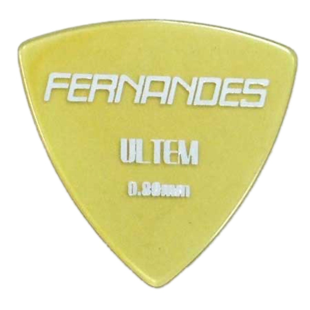 FERNANDES P-100UT 0.8mm ULTEM PICK トライアングル ギターピック×50枚