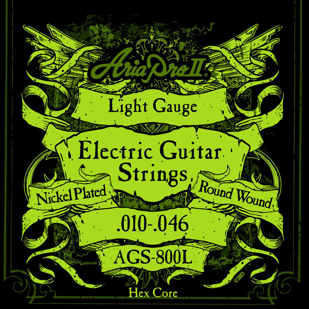 AriaProII AGS-800L×12SET エレキギター弦