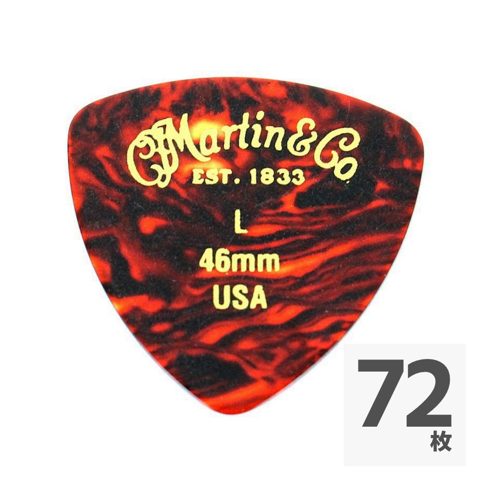 MARTIN Triangle Light 0.46 ギターピック トライアングル型 Thin 12枚セット×6