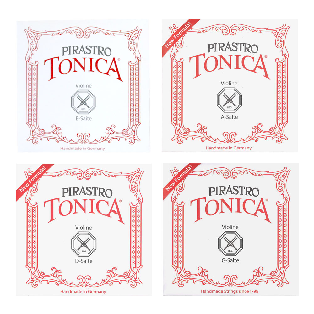 PIRASTRO TONICA 4/4サイズ用バイオリン弦セット E線ボールエンド