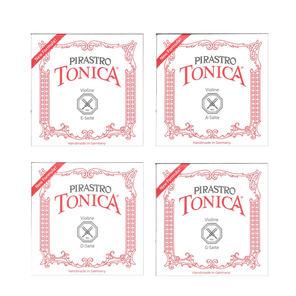 PIRASTRO TONICA 1/4&1/8サイズ用バイオリン弦セット E線ボールエンド