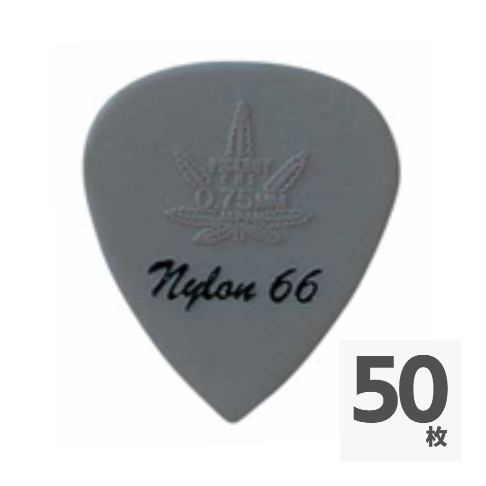 PICK BOY GP-77R/075 High-Modulous Nylon 0.75mm ギターピック×50枚