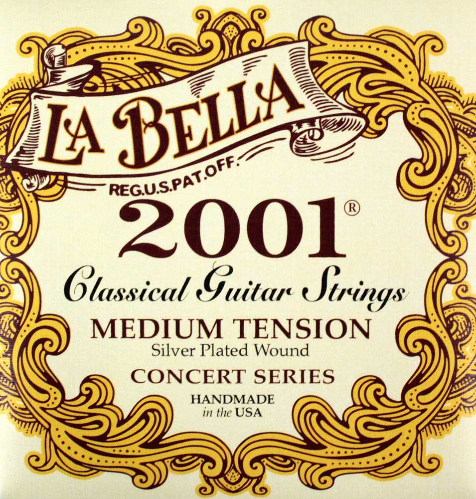 La Bella 2001 Medium Tension×3SET クラシックギター弦