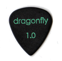 dragonfly PICK TD 1.0 BLACK ギターピック×10枚