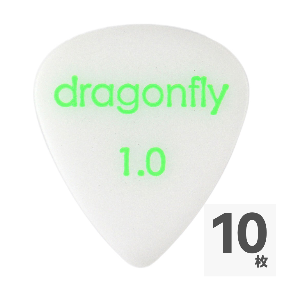 dragonfly PICK TD 1.0 WHITE ギターピック×10枚