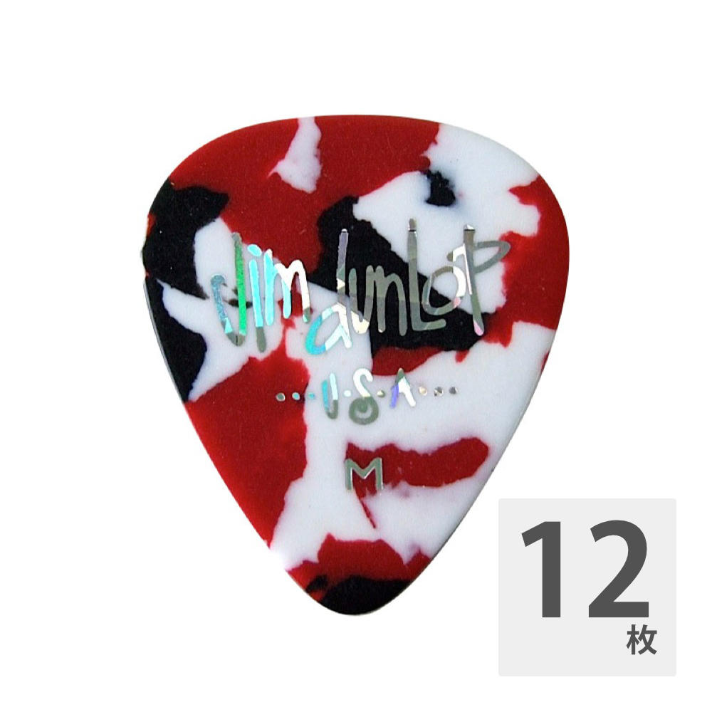 JIM DUNLOP GENUINE CELLULOID CLASSICS 483/06 MEDIUM ギターピック×12枚