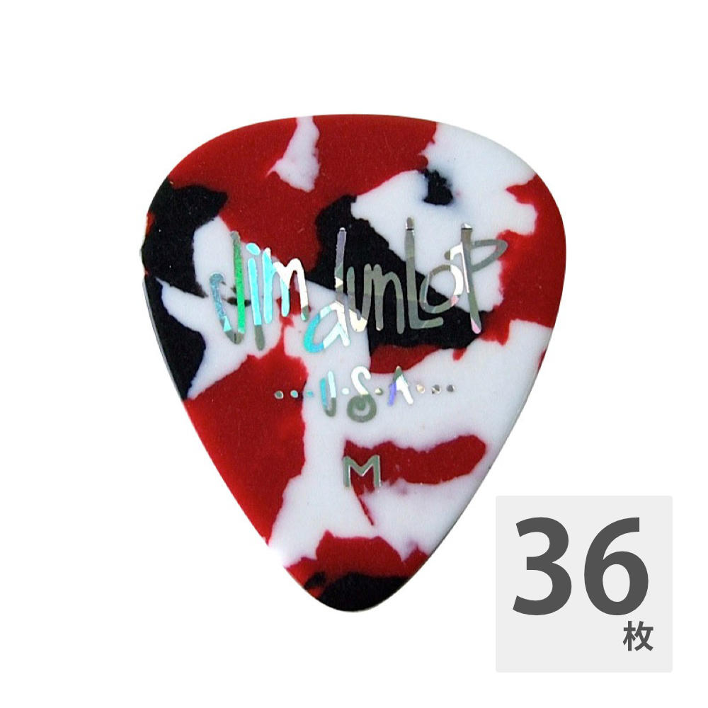 JIM DUNLOP GENUINE CELLULOID CLASSICS 483/06 MEDIUM ギターピック×36枚