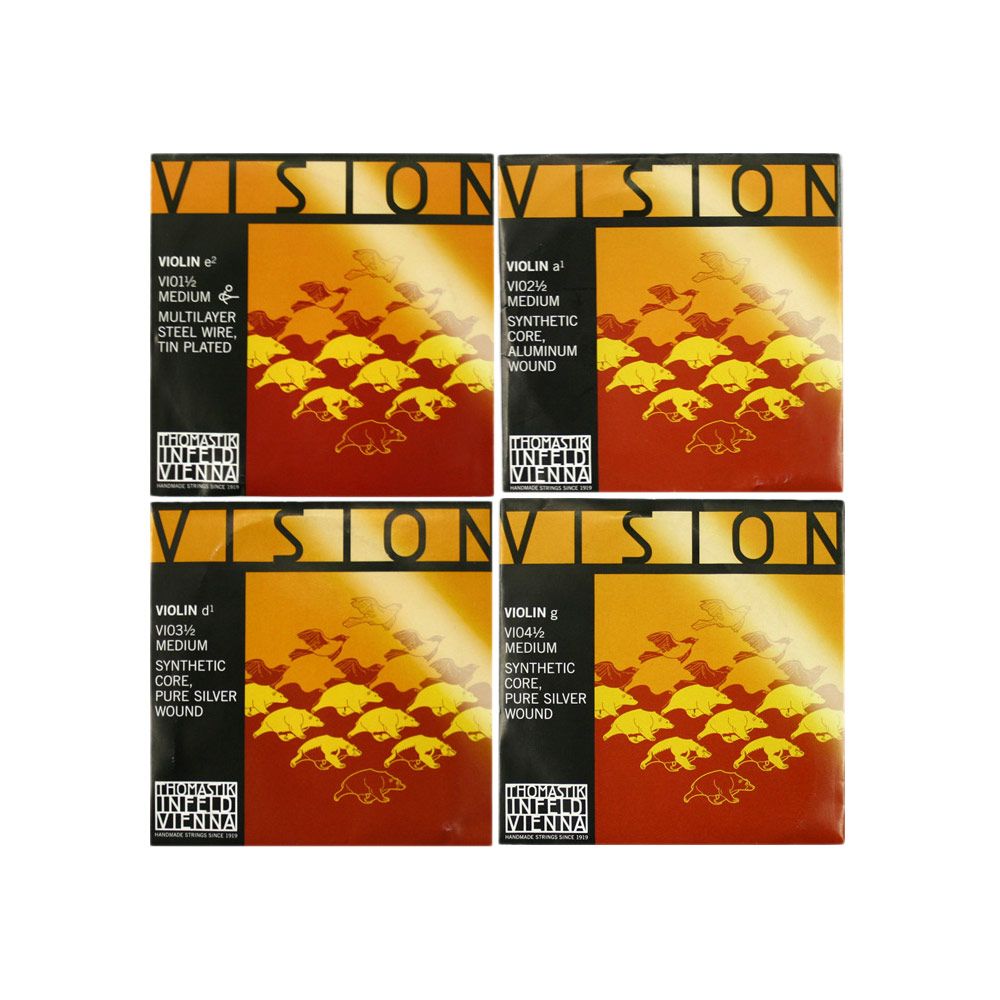 Thomastik VISION 1/2サイズ分数バイオリン用セット弦