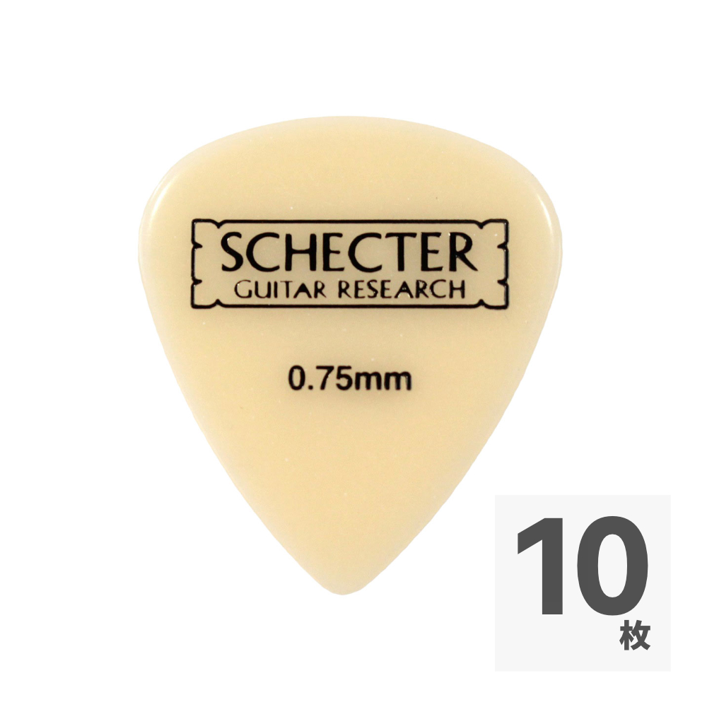 SCHECTER SPT-MC10 LU ティアドロップ型 MEDIUM ルミナス ギターピック×10枚