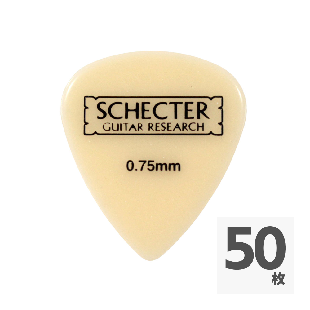 SCHECTER SPT-MC10 LU ティアドロップ型 MEDIUM ルミナス ギターピック×50枚
