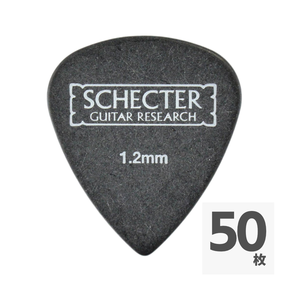 SCHECTER SPT-EP10 BK ティアドロップ型 EX HARD ポリアセタール ギターピック×50枚