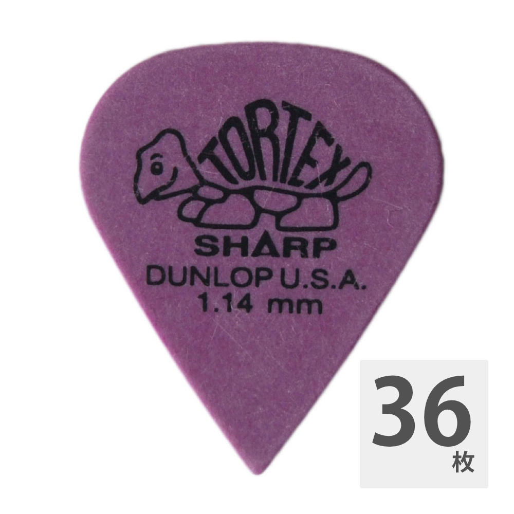 JIM DUNLOP 412 TORTEX SHARP 1.14×36枚 ピック