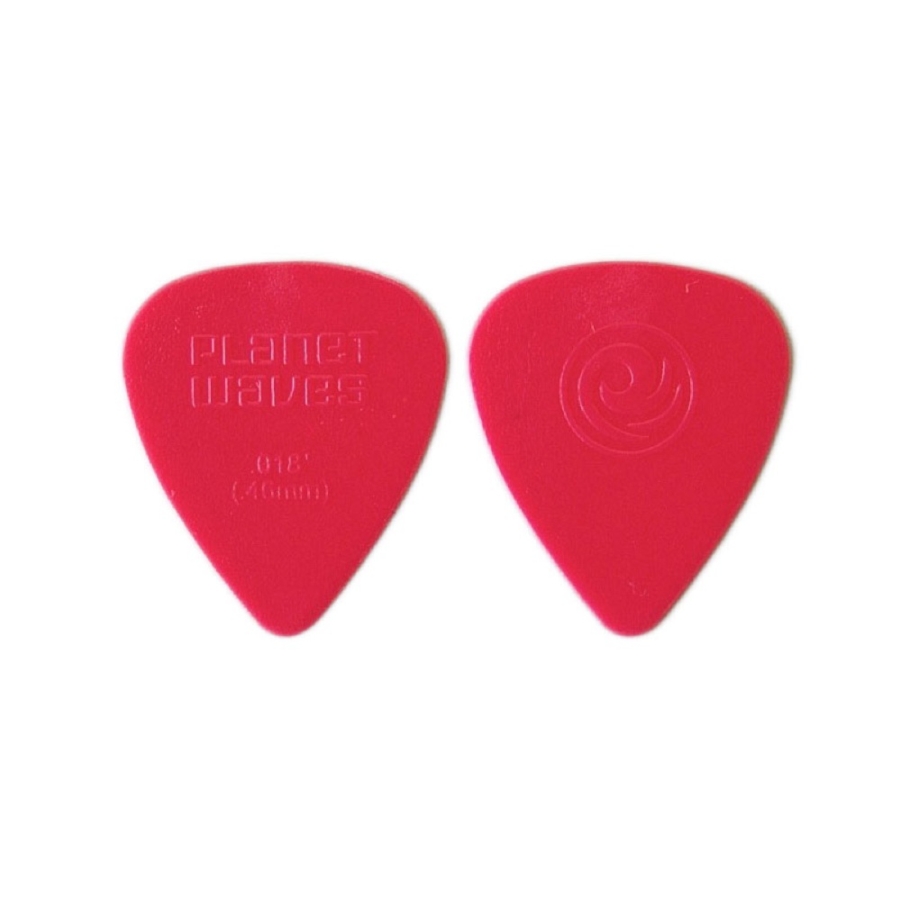 Planet Waves by D’Addario 1FRD1 Super Light Gauge 0.46mm RED Standard Shape ピック×100枚