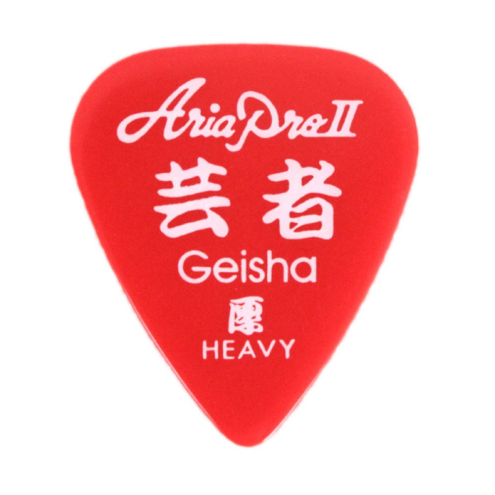 AriaProII KANJI Tear Drop Heavy 芸者×10枚 ギターピック