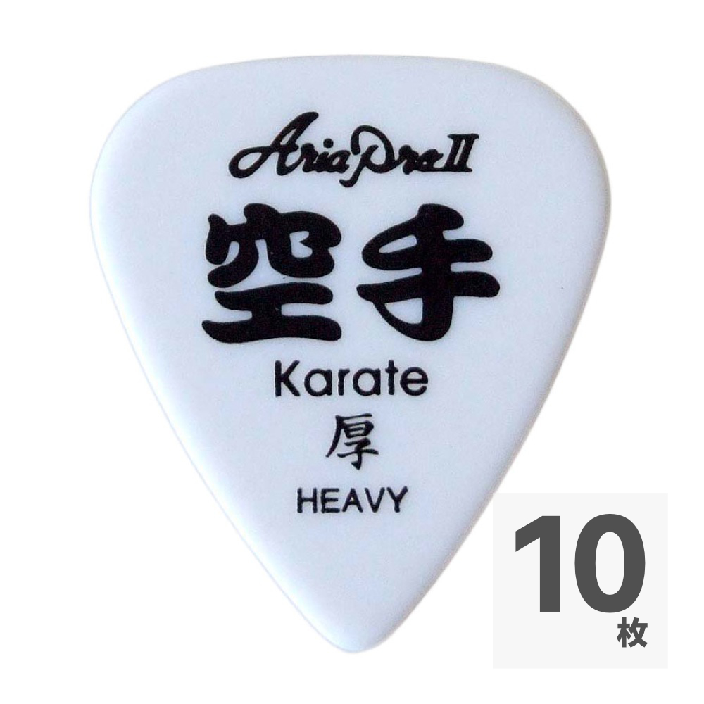 AriaProII KANJI Tear Drop Heavy 空手×10枚 ピック