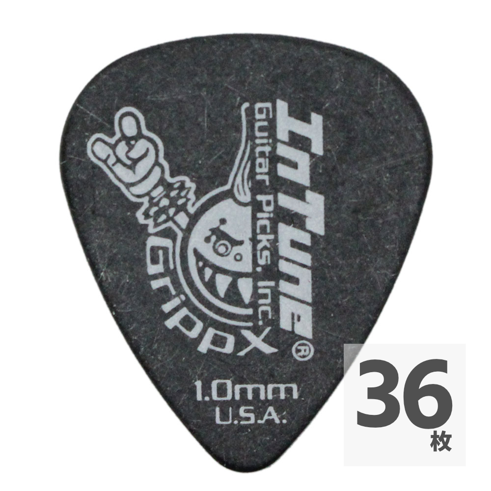 In Tune Guitar Picks DGP1-B100 GrippX-Xb 1.00mm Black ギターピック×36枚