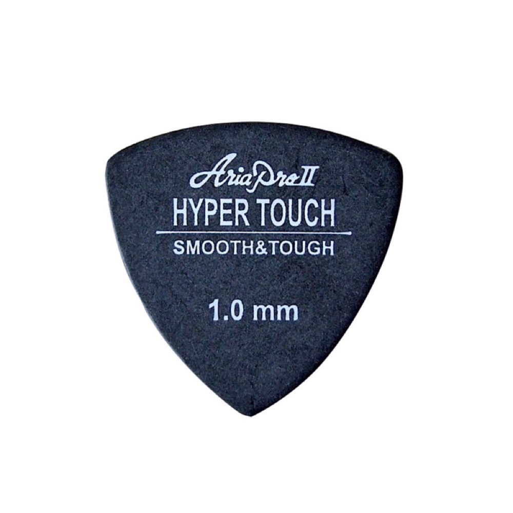 AriaProII HYPER TOUCH Triangle 1.0mm BK×10枚 ギターピック