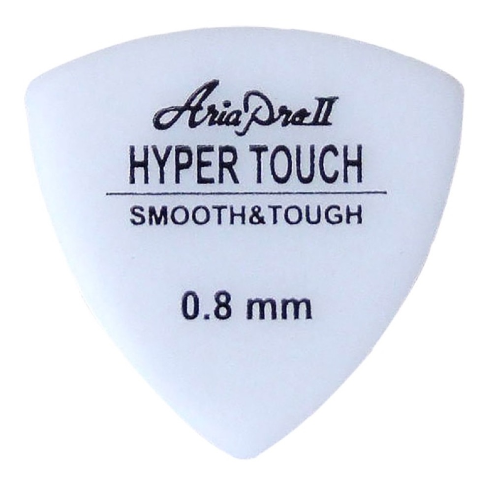 AriaProII HYPER TOUCH Triangle 0.8mm WH×10枚 ギターピック