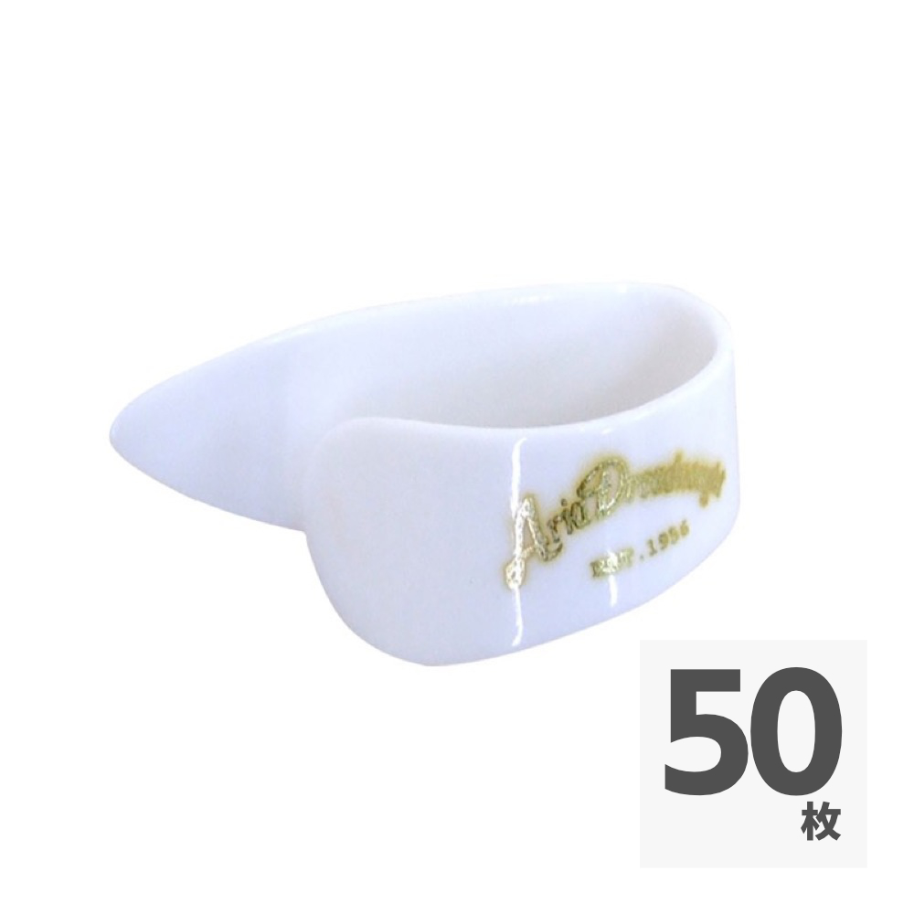 ARIA Aria Dreadnought サムピック セルロイド MEDIUM 1.2mm WH×50枚 ピック