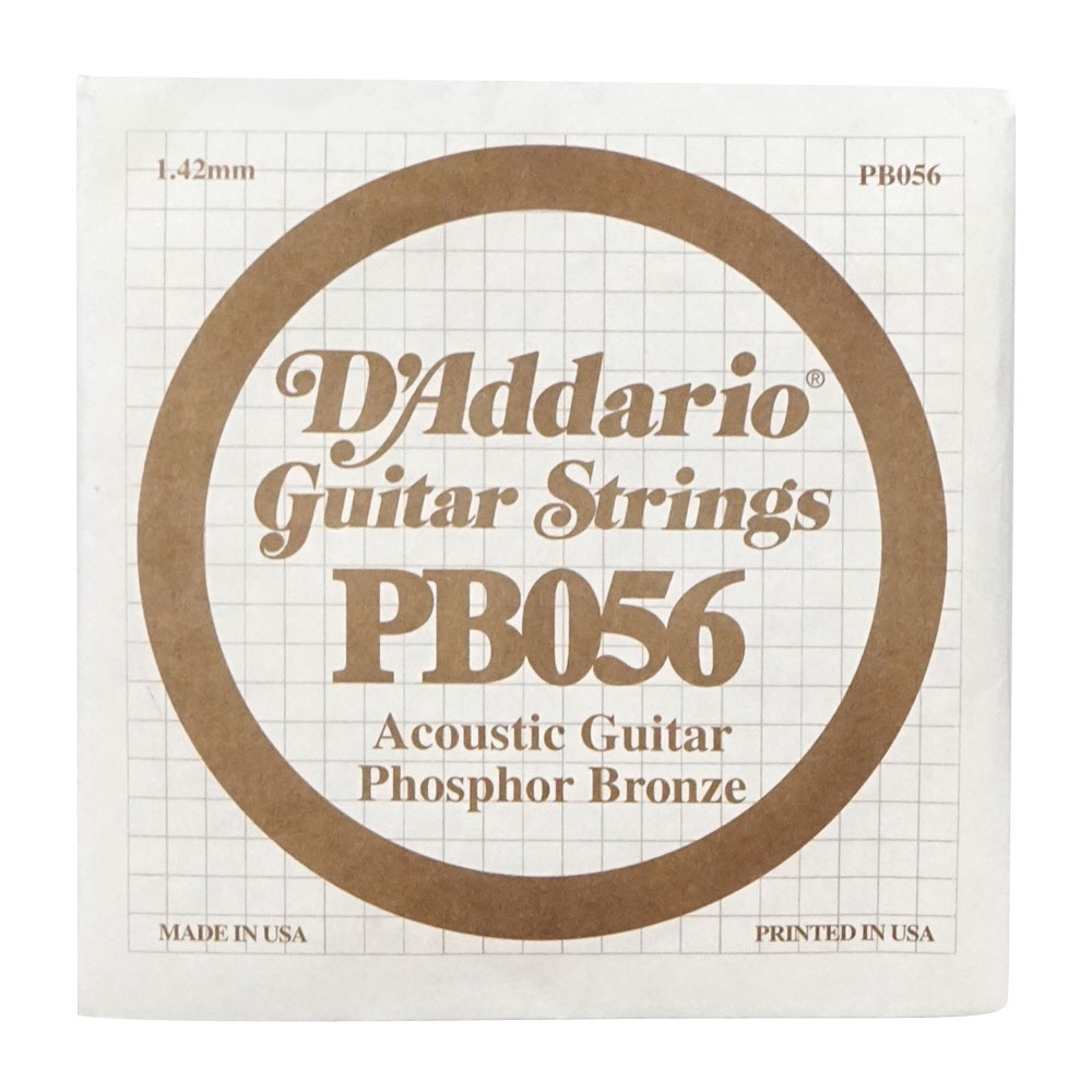 D’Addario PB056 Phosphor Bronze バラ弦×5本