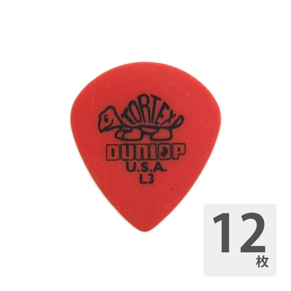 JIM DUNLOP 472R TORTEX JAZZ L3×12枚 ピック